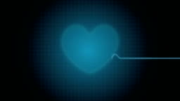 Animation Cardiogram And Pulsing Heart On A Black Background Animation  Graphics Ecg Heart Health Concept Stock Video - Download Video Clip Now -  iStock