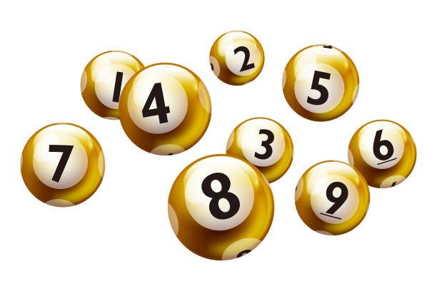 istock Vector Bingo Lottery Number Golden Balls 1 to 9 Set Isolated on White Background. 990139236