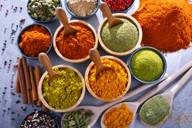 istock Variety of spices on kitchen table 990182254