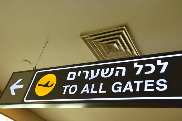 istock Directional signs at airport 990208872