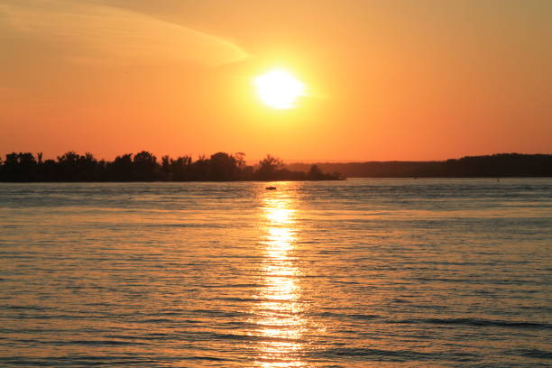 istock Sunset over the Volga River 990208978