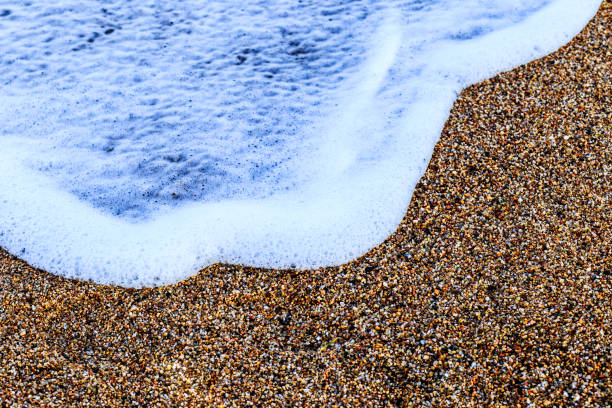 istock The Balearic sea in Spain. Soft Wave Of Blue Ocean On Sandy Beach. Background. Selective focus.Summer outdoor nature harmony. Summer holiday serenity. 990226830