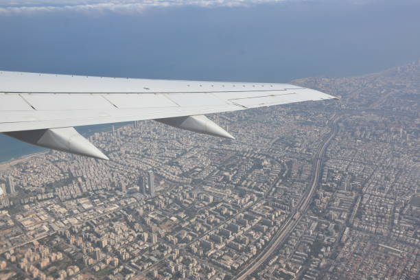istock Wing of an airplane 990233012