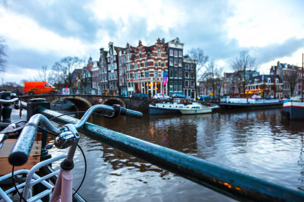 istock Amsterdam Tranquil Canal Scene, Netherlands 990258728