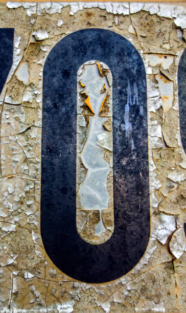 istock Written Wording in Distressed State Typography Found Number Zero, o, 0, 990269444