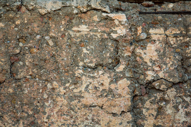 istock Texture of a wall from an old stone close-up. Background 990274646
