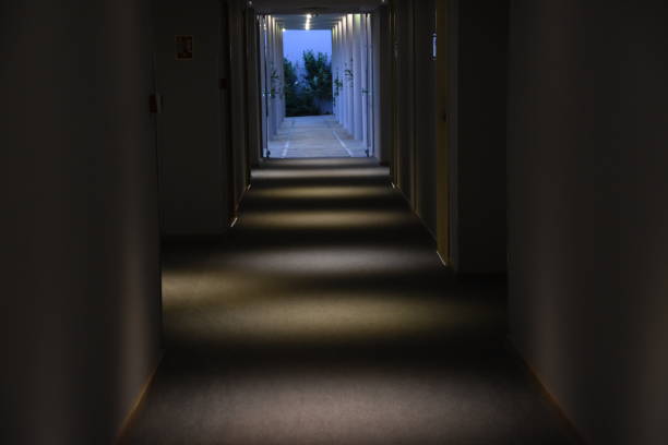 istock A dark hallway in a hotel 990303982