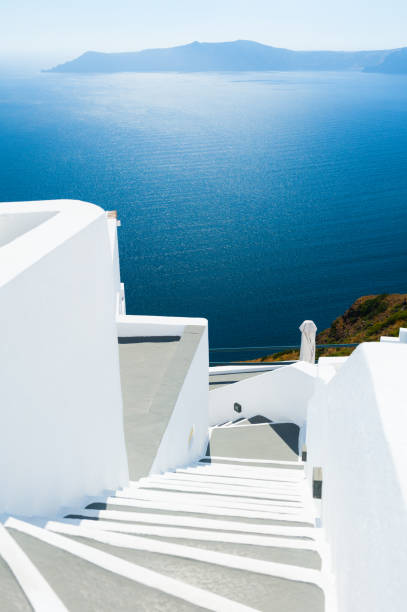 istock White architecture on Santorini island, Greece. 990304758