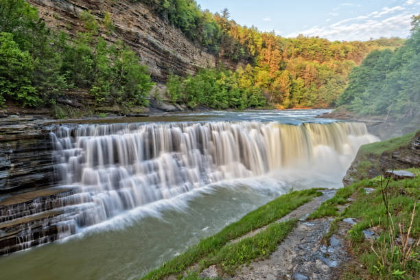 istock The Lower Falls At Letchworth State Park In New York 990320462