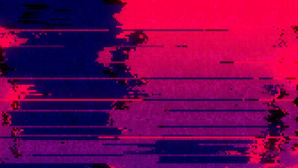 Unique Design Abstract Digital Pixel Noise Glitch Error Video Damage Unique Design Abstract Digital Pixel Noise Glitch Error Video Damage glitch technique photos stock pictures, royalty-free photos & images