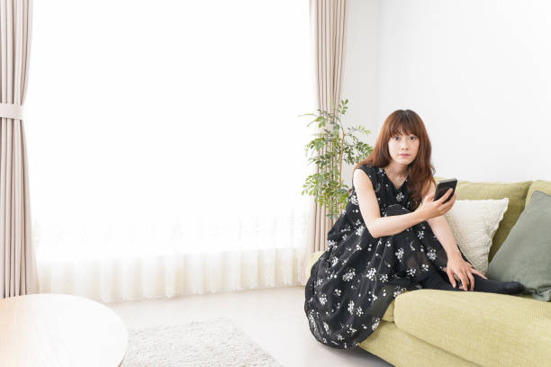 istock Relaxed woman at home 990345920