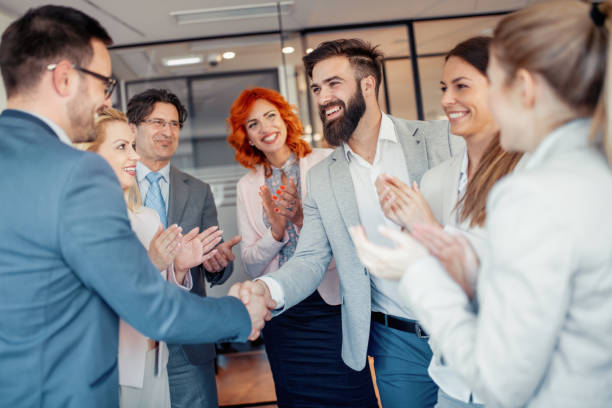 istock Business people have a deal 990347496