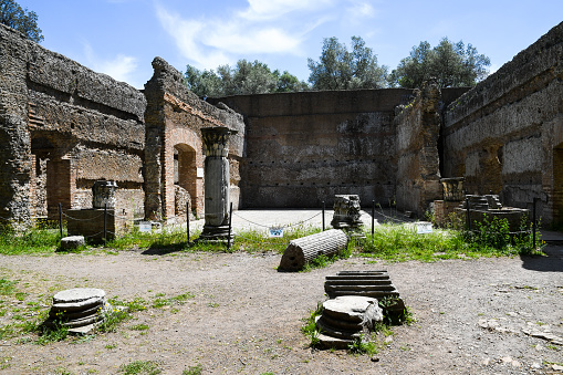 Villa Adriana (Tivoli, Italy) - Triclinio Imperiale (Imperial Triclinium) - Dining room