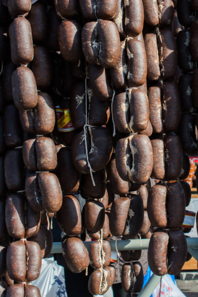 istock Traditional Turkish dried sausages in view 990398774