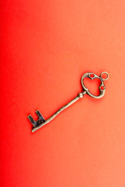 istock Retro style key on colorful background 990399280