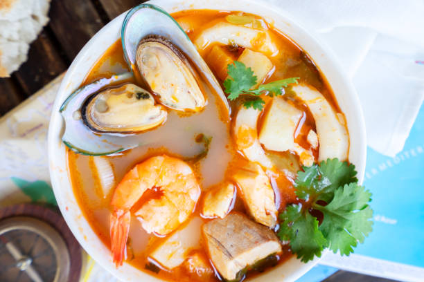 istock Bouillabaisse french seafood soup 990453572