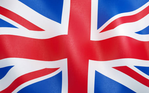 istock 3D Flag of United Kingdom. 990454452
