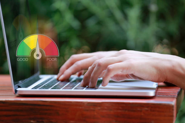 istock Credit Score Concept on Laptop 990457500