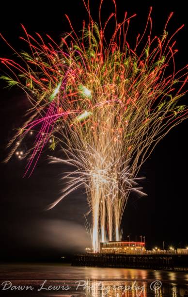 istock Fireworks on the Beach Susssex Pier 990473086