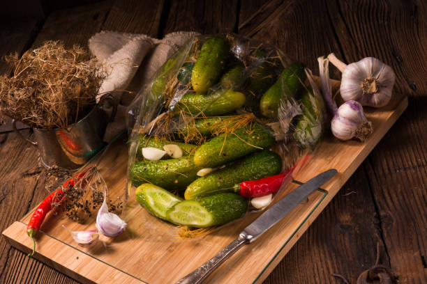 istock Salt cucumbers briefly stored 990489126
