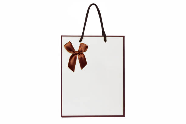 istock Gift paper bag isolated on white background 990524690