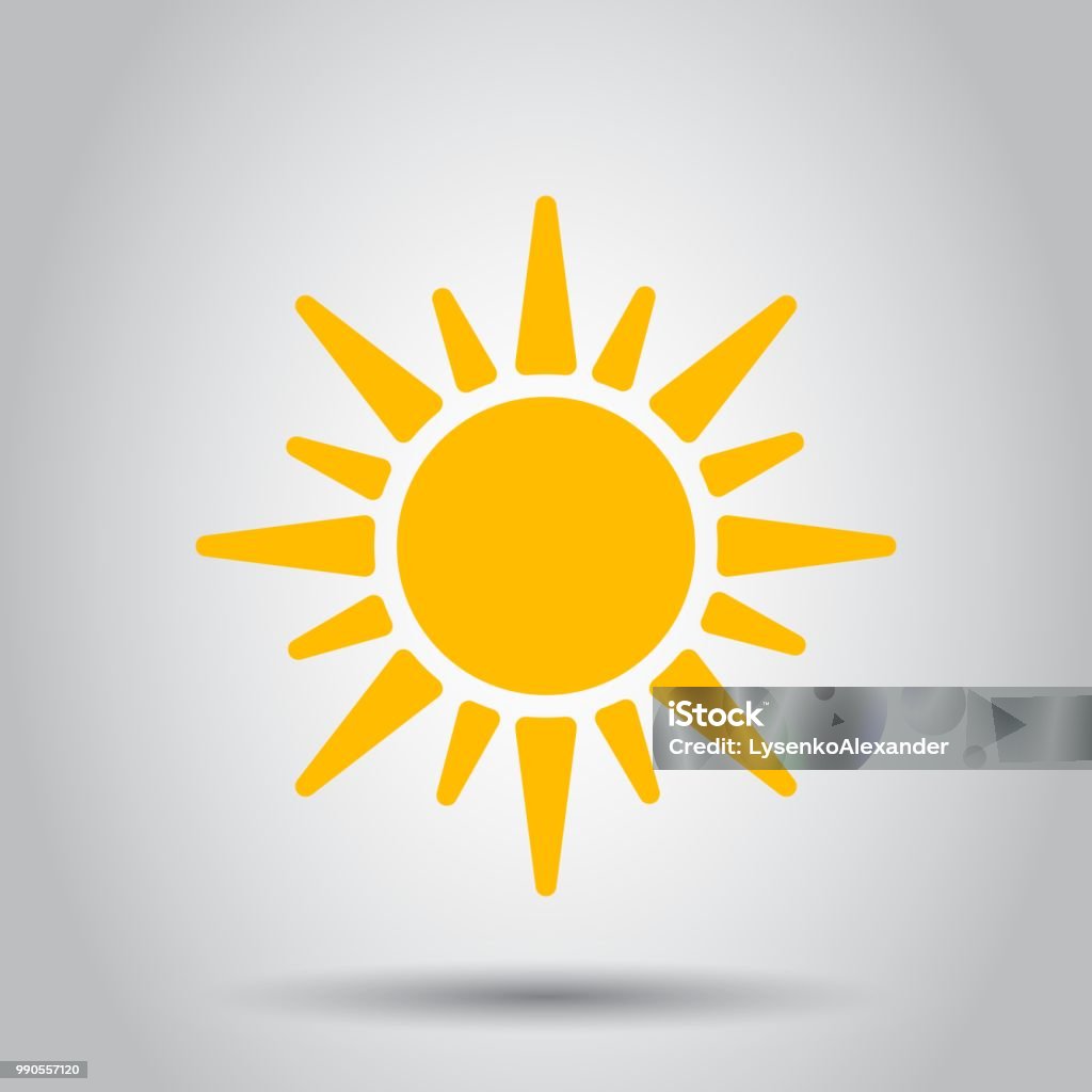 Biểu Tượng Vectơ Mặt Trời Hình Ảnh Minh Họa Ánh Nắng Mặt Trời Mùa ...
