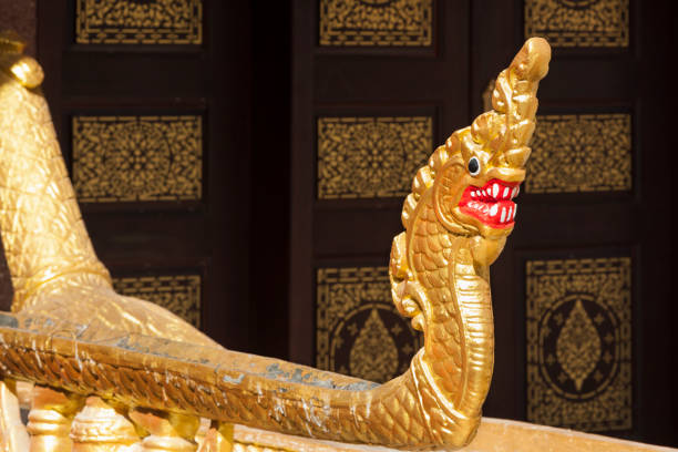 istock Naga - detail golden decoration 990564664