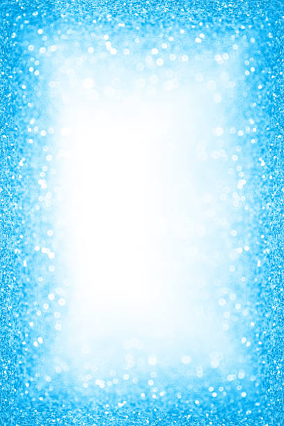 istock Blue Summer Pool Party Border Frame Glitter Background Sparkle 990632656