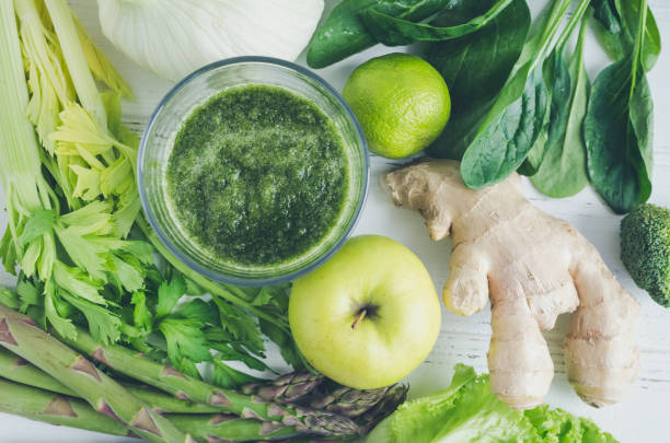 istock Healthy green detox smoothie 990659442
