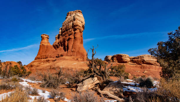 istock Layered Multi-Color Sandstone in Arches National Park 990664318