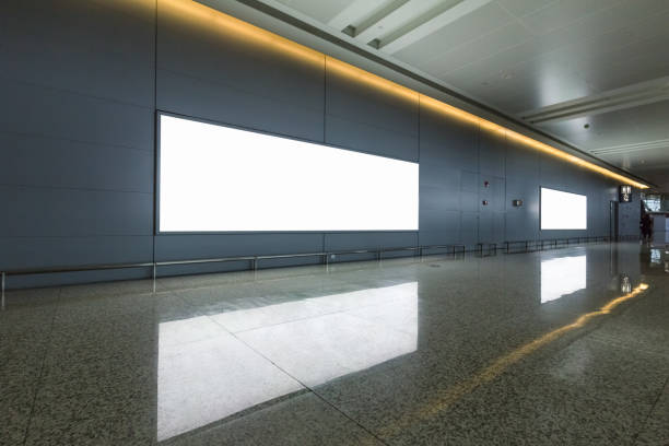 istock blank advertising light box at airport 990670318