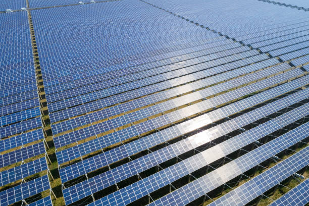 istock aerial view of solar energy 990670522