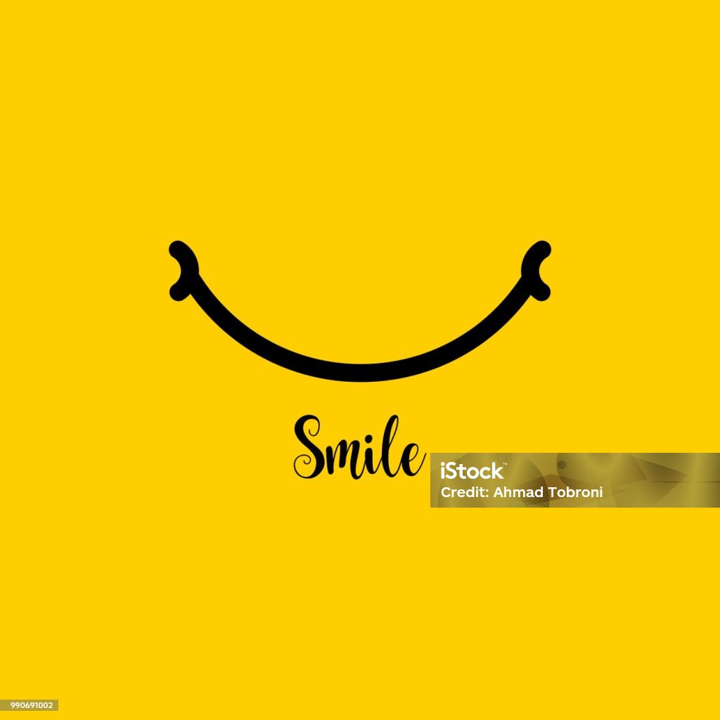 Smile Letters Vector Smile Vector Template Design Illustration Stock Illustration - Download ...
