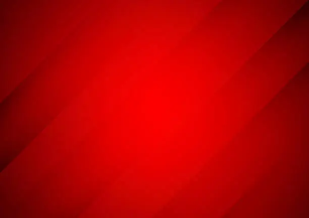 Vector illustration of Abstract red vector background with stripes