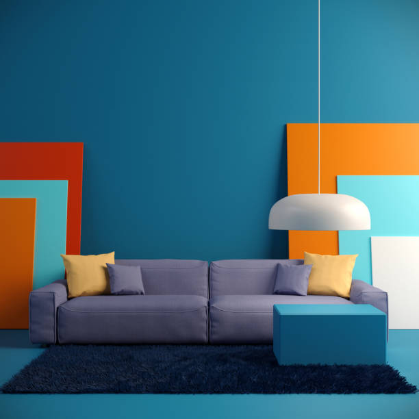 istock Interior with Colorful Furnitures 990714912