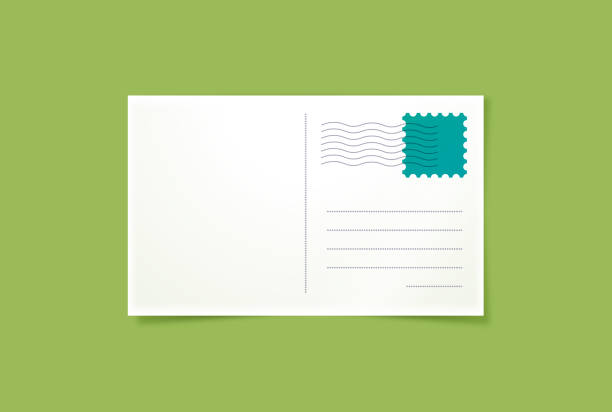 illustrations, cliparts, dessins animés et icônes de carte postale - service postal illustrations