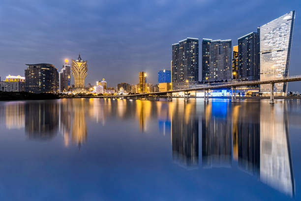 istock The night of the Macao Peninsula 990778198