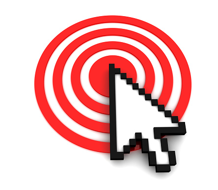 Cursor On Target Xml Example Mouse Cursor On Target Stock Photo - Download Image Now - Accessibility ...