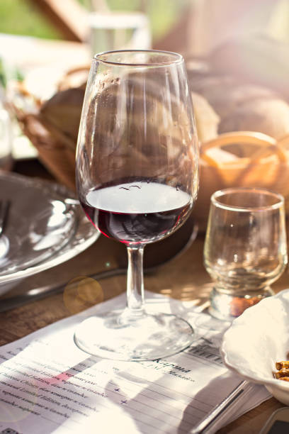 istock Glasses with wine. Red, pink, white wine in glasses. 990814772
