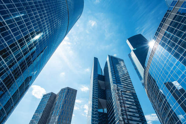 istock Business office buildings in Moscow 990821382