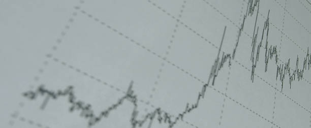 istock close up.financial chart in the background.business background 990837054