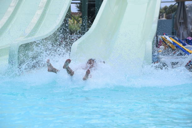 istock Children in water slides 990838020