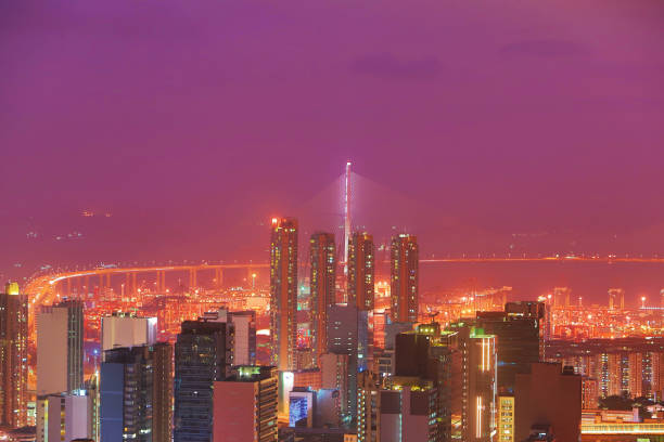 istock Dense high rise apartments in Kowloon, hk 990841140