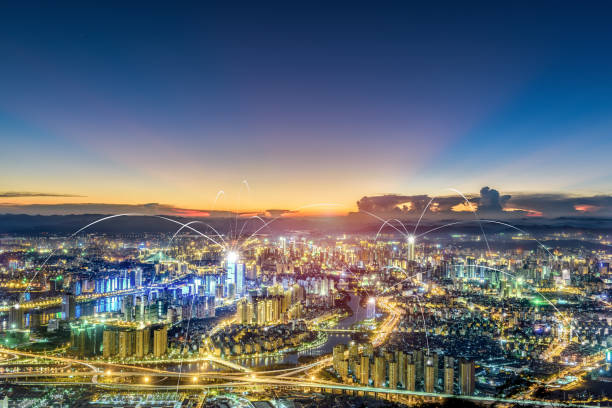 istock The concept of Intelligent City 990848996