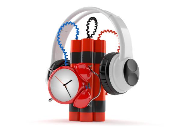 istock Time bomb with headphones 990853498