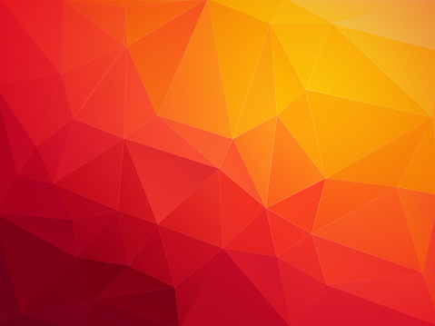modern style abstract red orange polygonal vector background