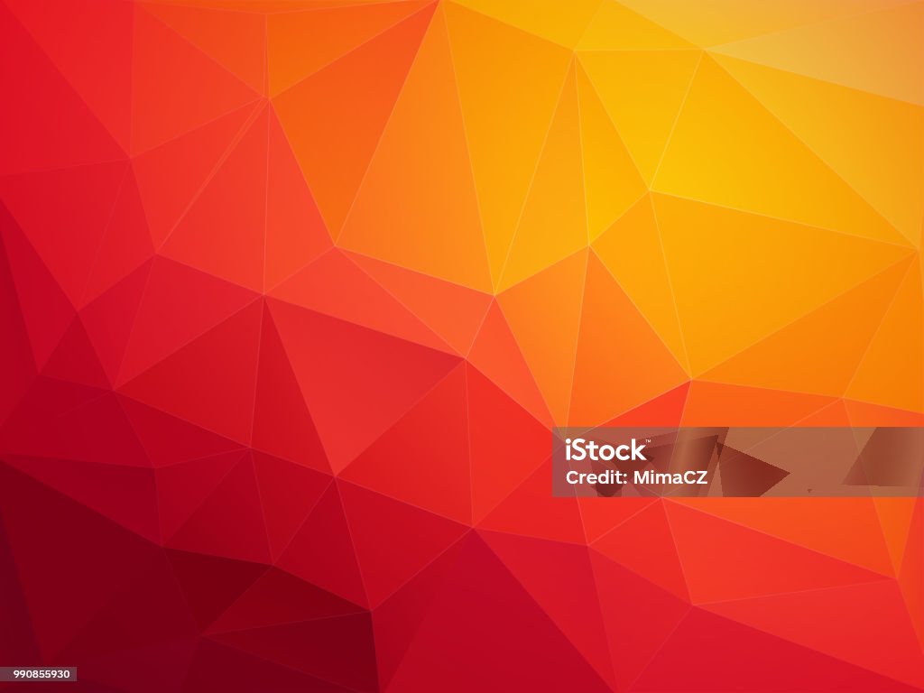abstract red orange polygonal vector background modern style abstract red orange polygonal vector background Backgrounds stock vector