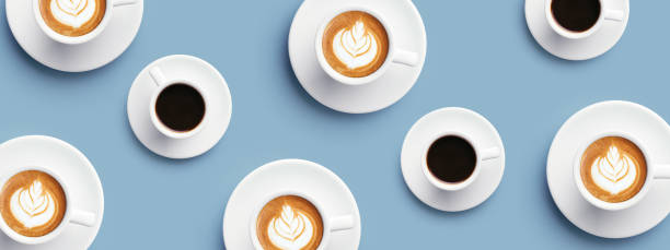 istock Many cups of coffee and cappuccino. 990856972