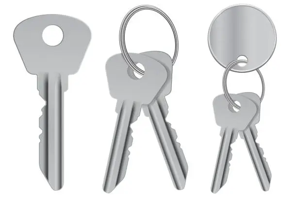 Vector illustration of Keys