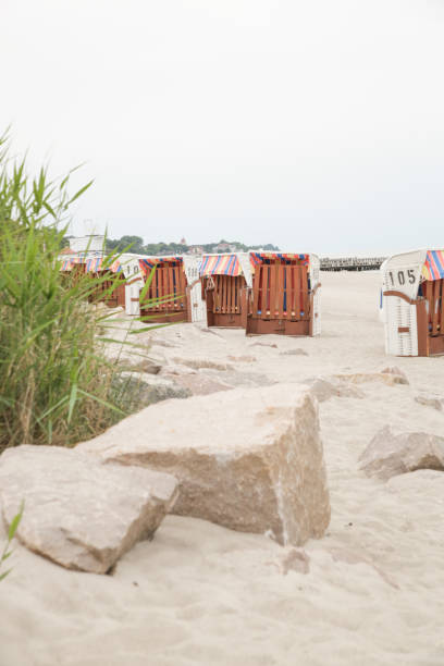 istock Beach chairs on sandy beach on the German Baltic sea 990881800